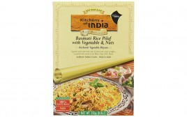 Kitchens Of India Kashmiri Vegetable Biryani - Basmati Rice Pilaf With Vegetable & Nuts  Box  250 grams